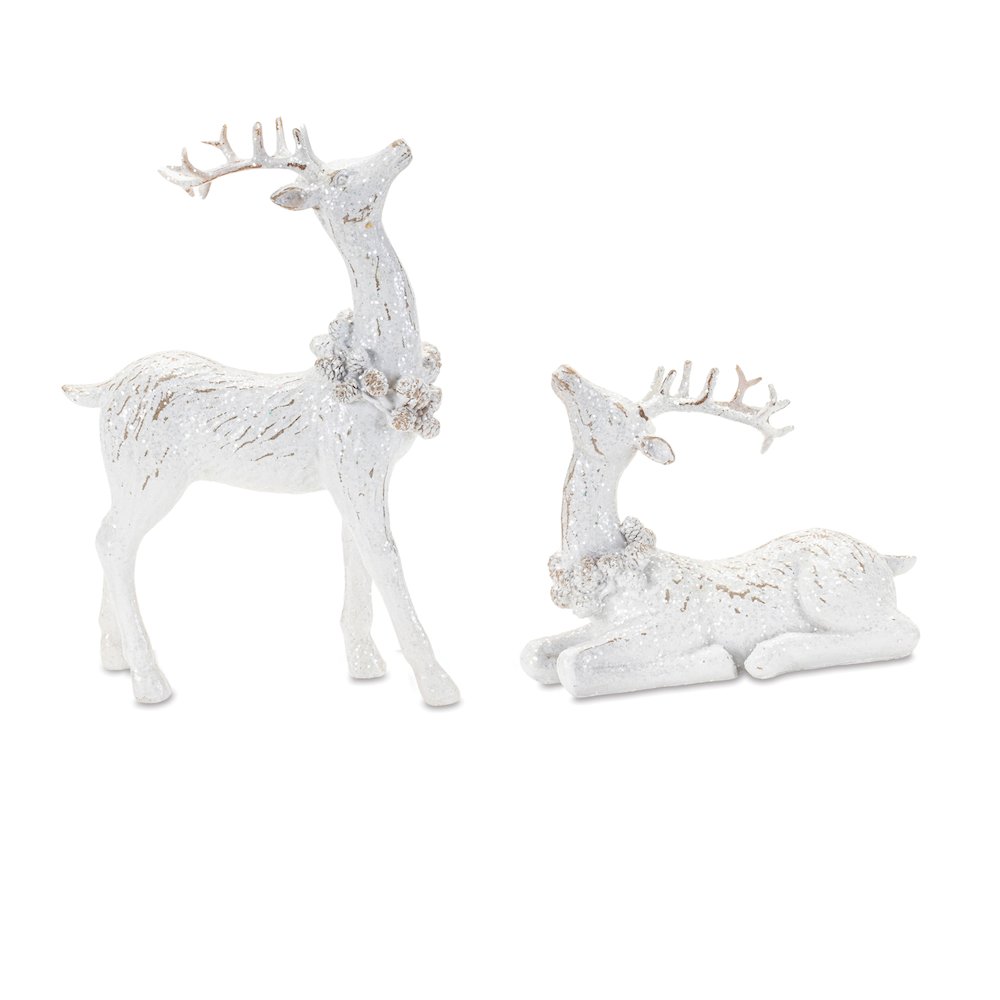 Winter Deer Figurine (Set of 4). Picture 1
