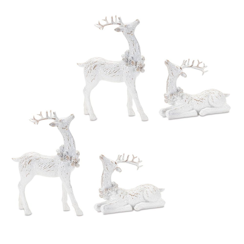 Winter Deer Figurine (Set of 4). Picture 6