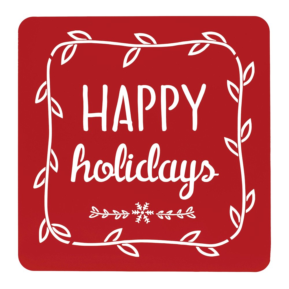 Cut Metal Holiday Sentiment Sign (Set of 2). Picture 3