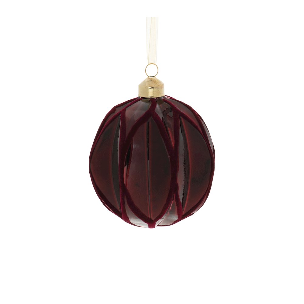 Velvet Glass Ornament (Set of 6). Picture 3
