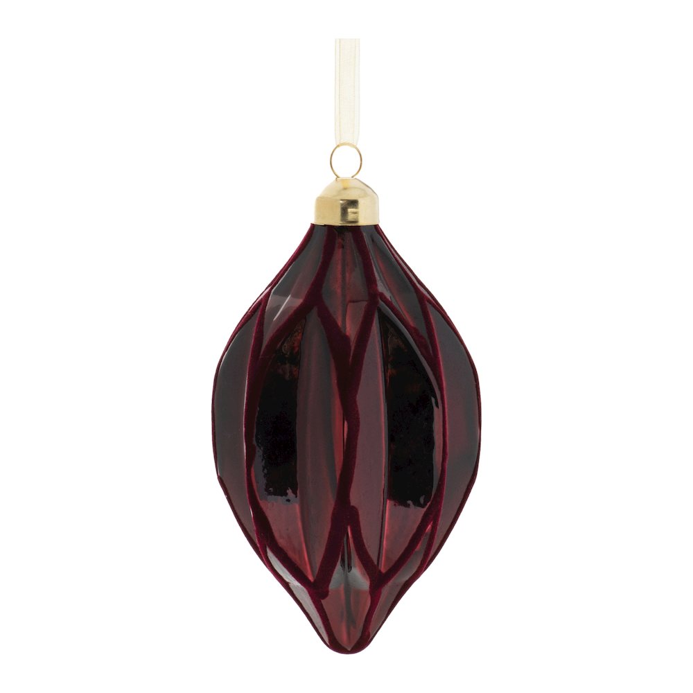 Velvet Glass Ornament (Set of 6). Picture 4
