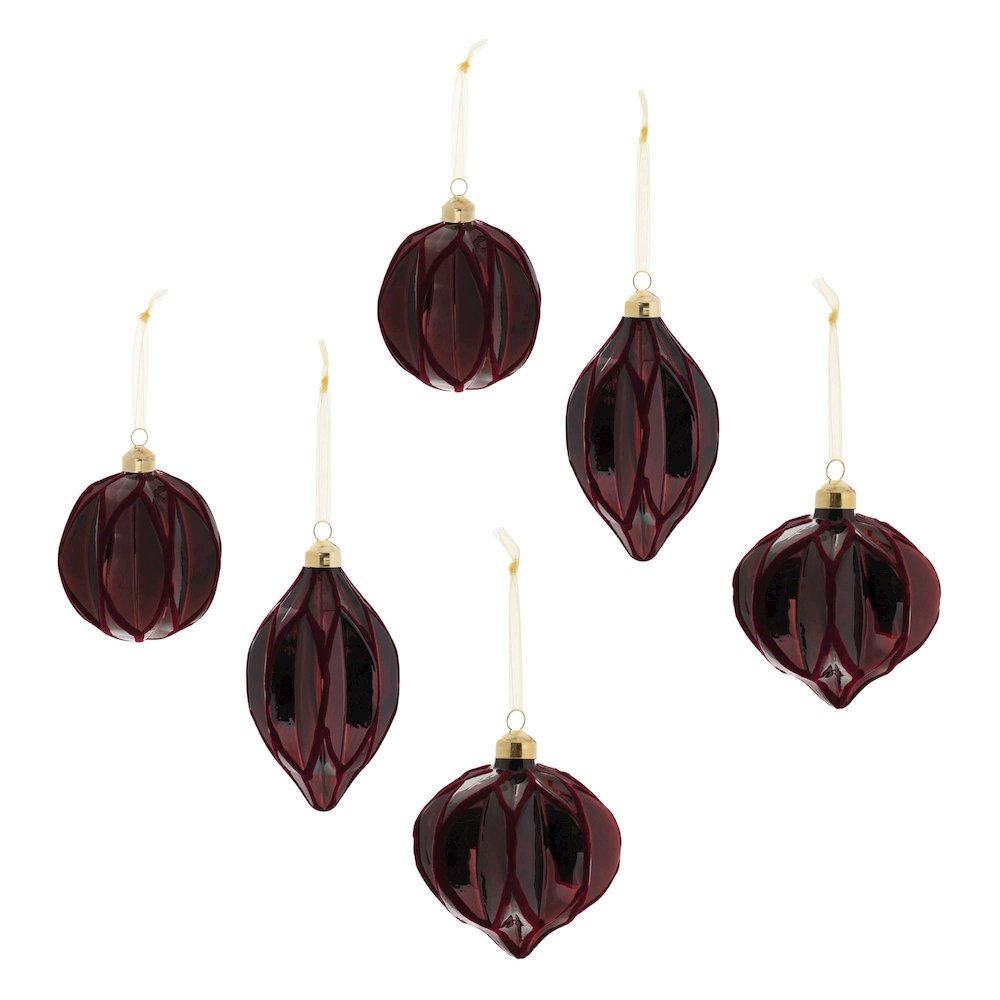 Velvet Glass Ornament (Set of 6). Picture 6