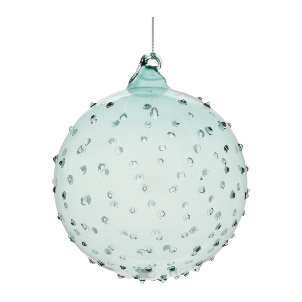 Hobnail Glass Ball Ornament (Set of 12). Picture 3