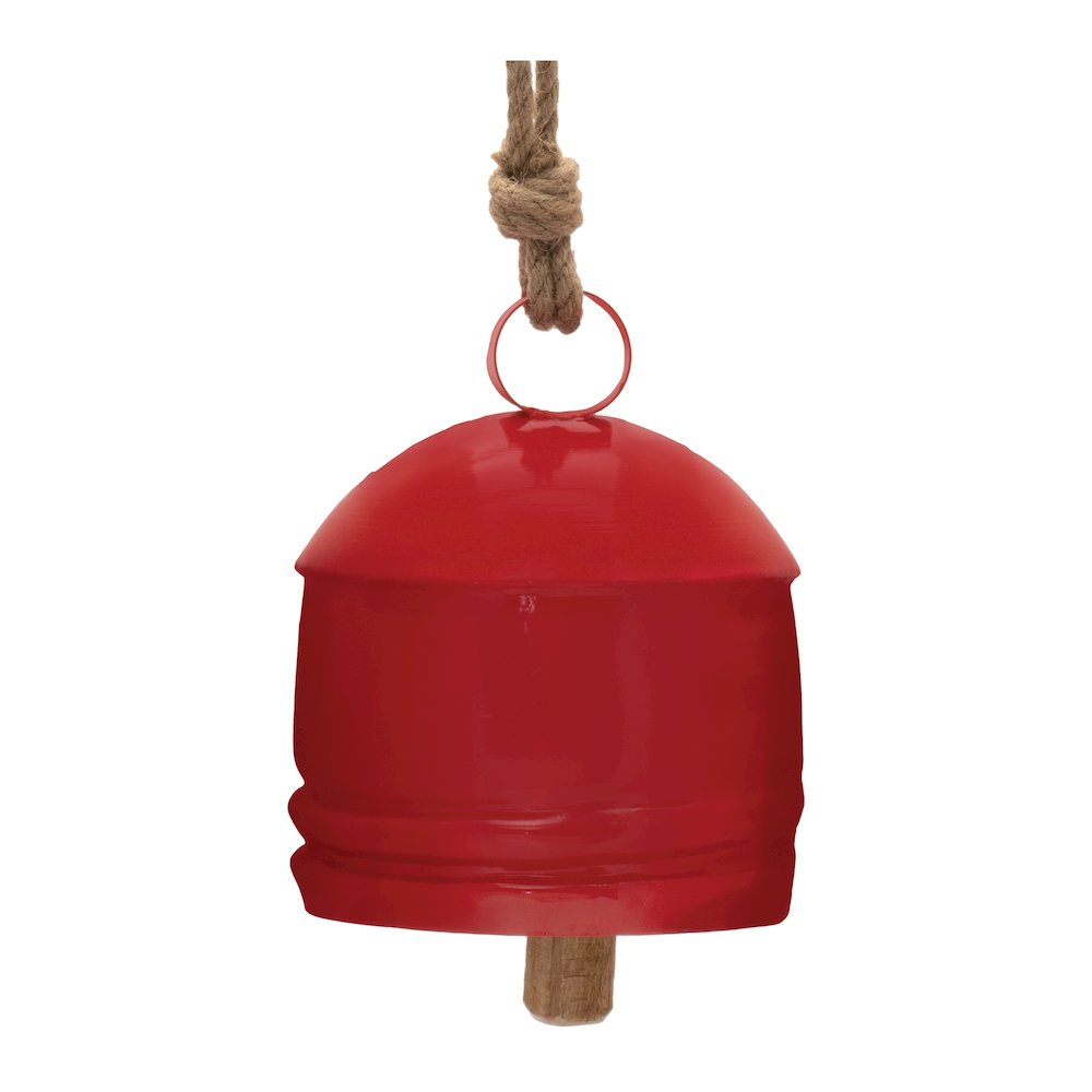 Rustic Metal Bell Ornament (Set of 2). Picture 1