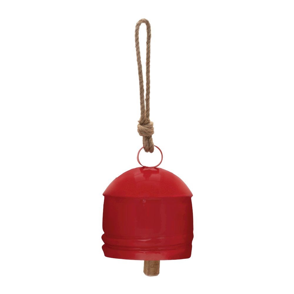 Rustic Metal Bell Ornament (Set of 2). Picture 2