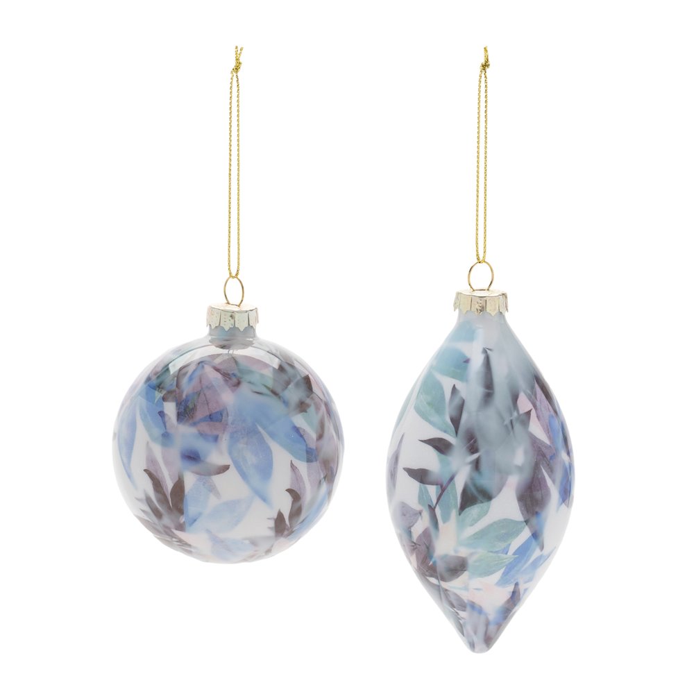 Artful Glass Ornaments – Set of 12. Picture 2
