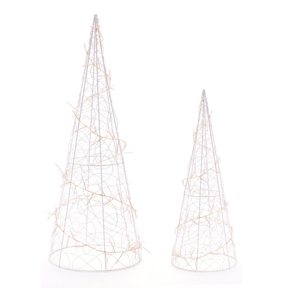 Multicolor LED Tree (Set of 2). Picture 3