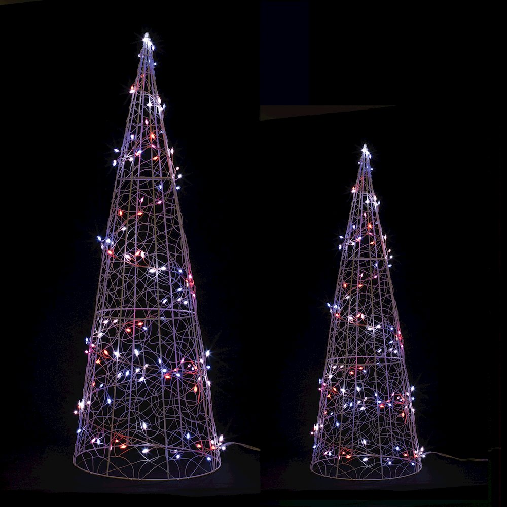 Multicolor LED Tree (Set of 2). Picture 2