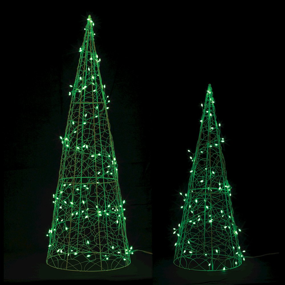 Multicolor LED Tree (Set of 2). Picture 5
