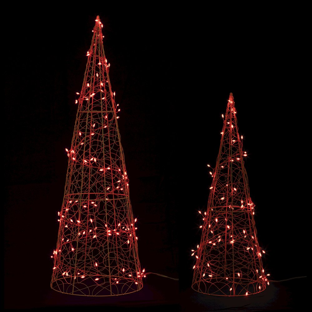 Multicolor LED Tree (Set of 2). Picture 6