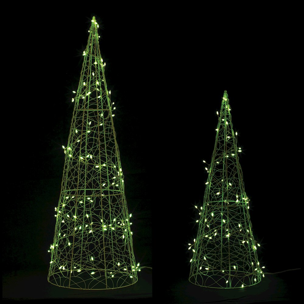 Multicolor LED Tree (Set of 2). Picture 7