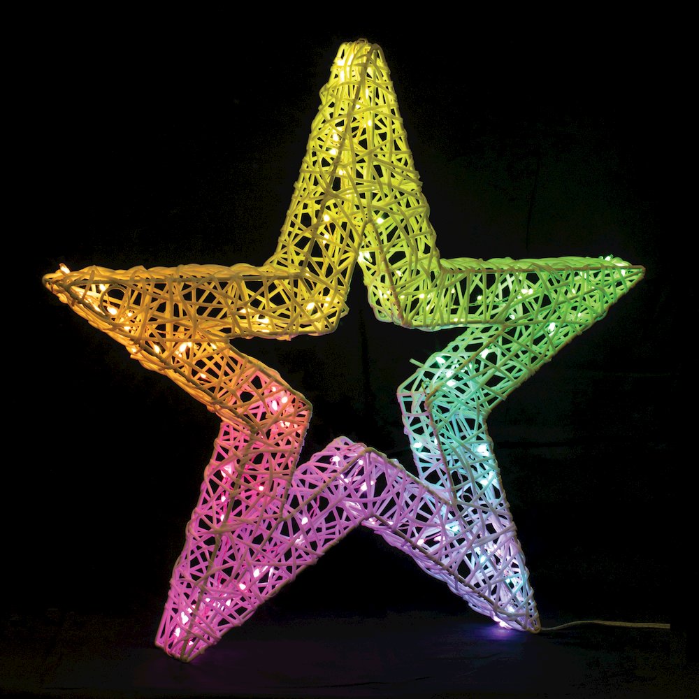 Multicolor LED Star 22.5"H. Picture 1