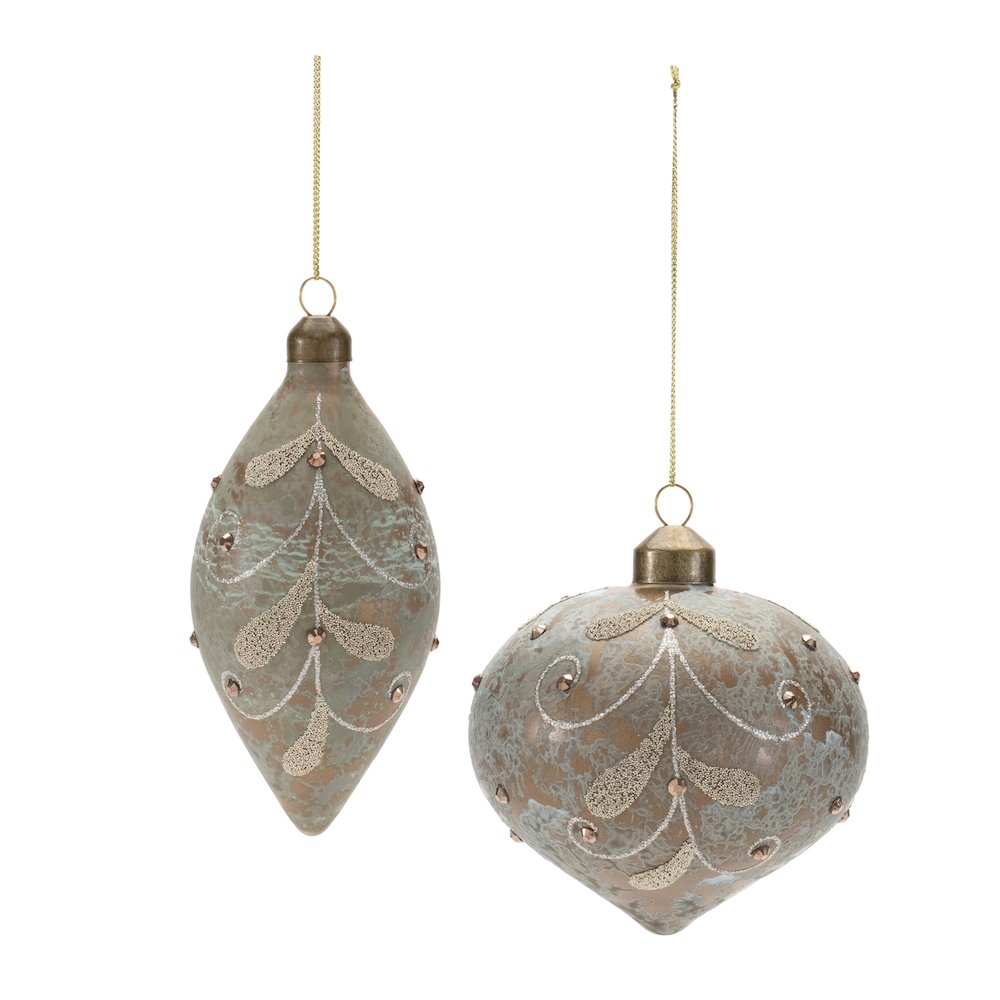 Beaded Glass Ornament (Set of 12). Picture 1