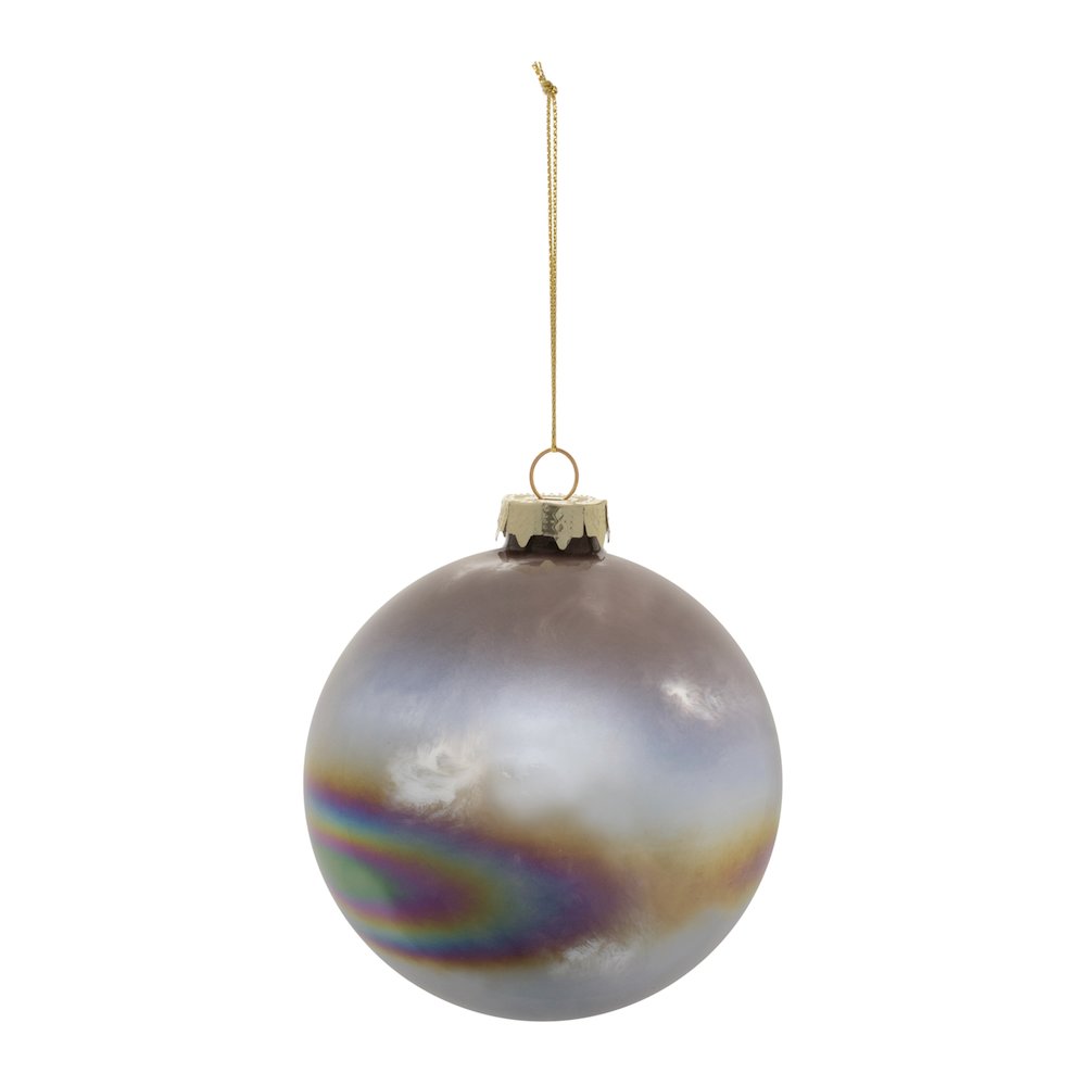 Iridescent Glass Ball Ornament (Set of 12). Picture 2