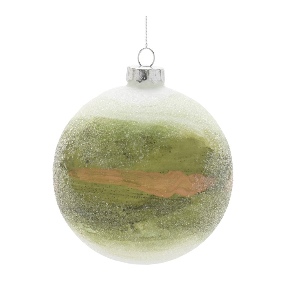 Beaded Glass Ball Ornament (Set of 6). Picture 1