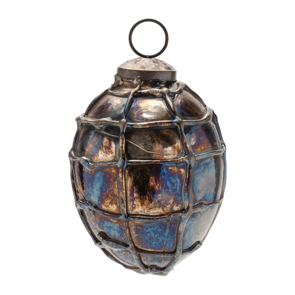 Distressed Mercury Glass Ornament (Set of 12). Picture 2