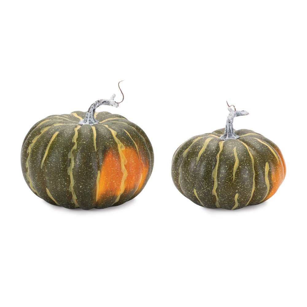 Foam Pumpkin Decor (Set of 2). Picture 1
