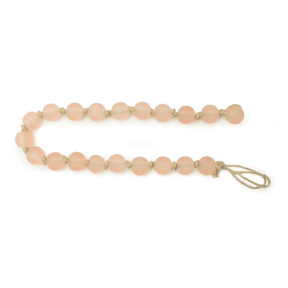 Frosted Glass Bead Garland (Set of 2). Picture 1