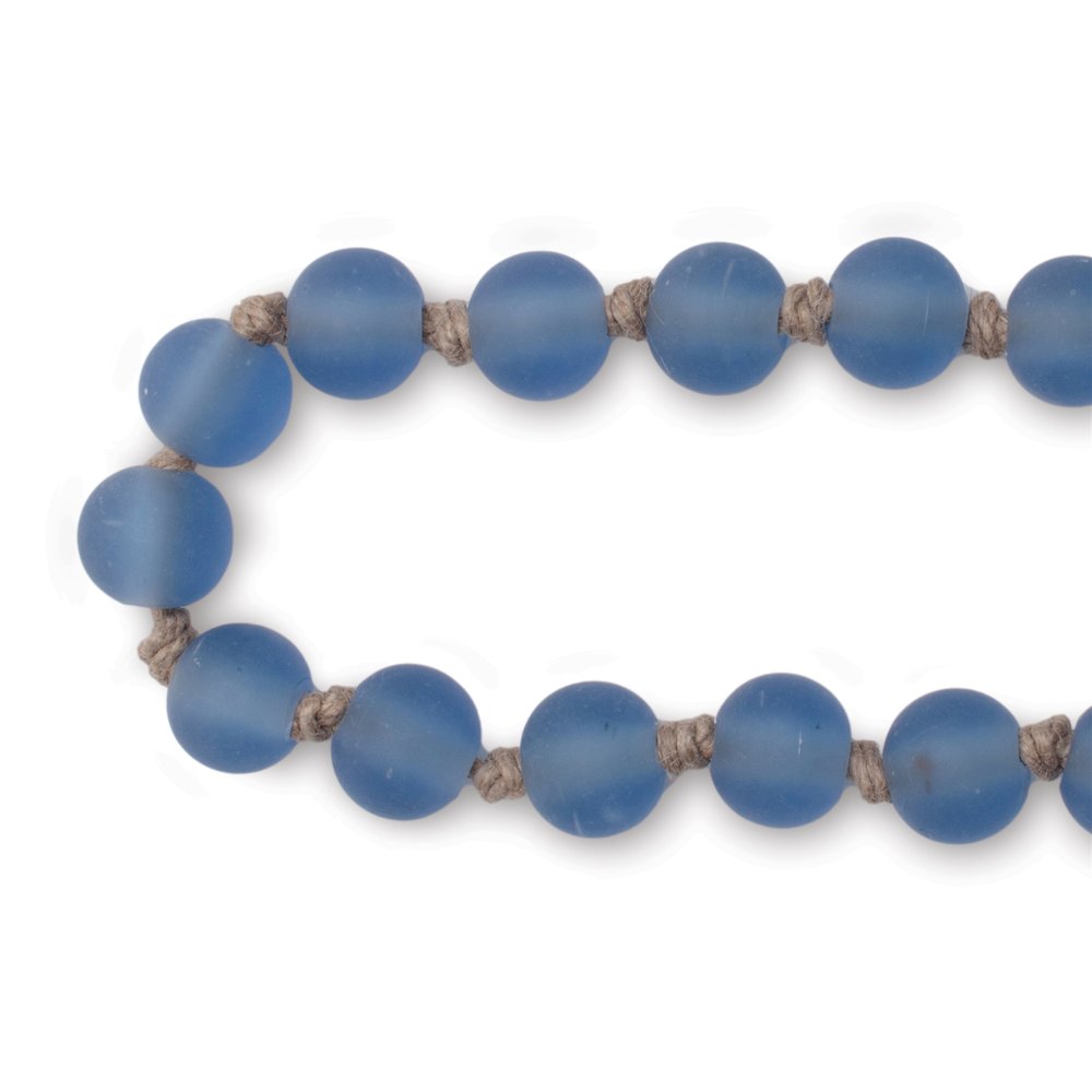 Frosted Glass Bead Garland (Set of 2). Picture 2