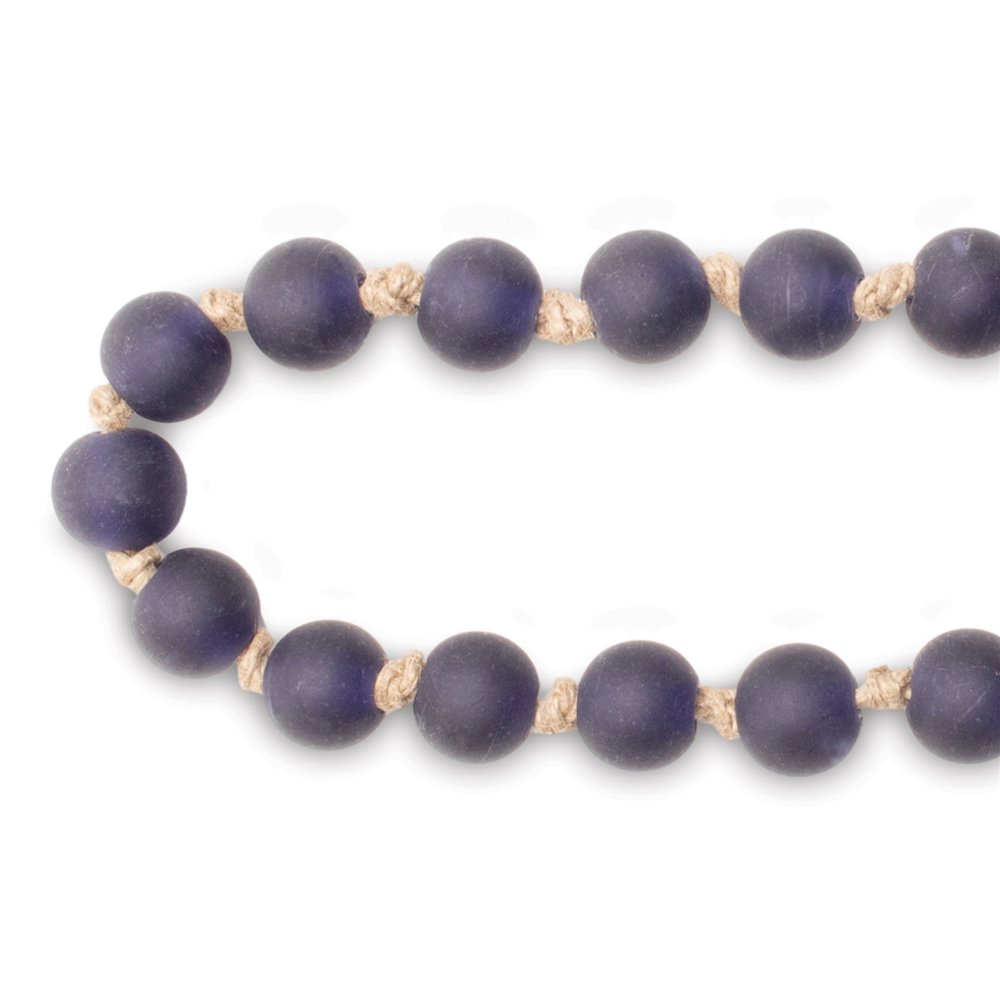 Frosted Glass Bead Garland (Set of 2). Picture 2