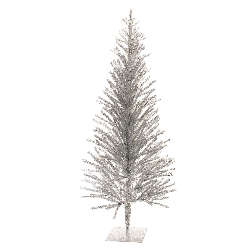 Tinsel Pine Tree 48"H. Picture 1
