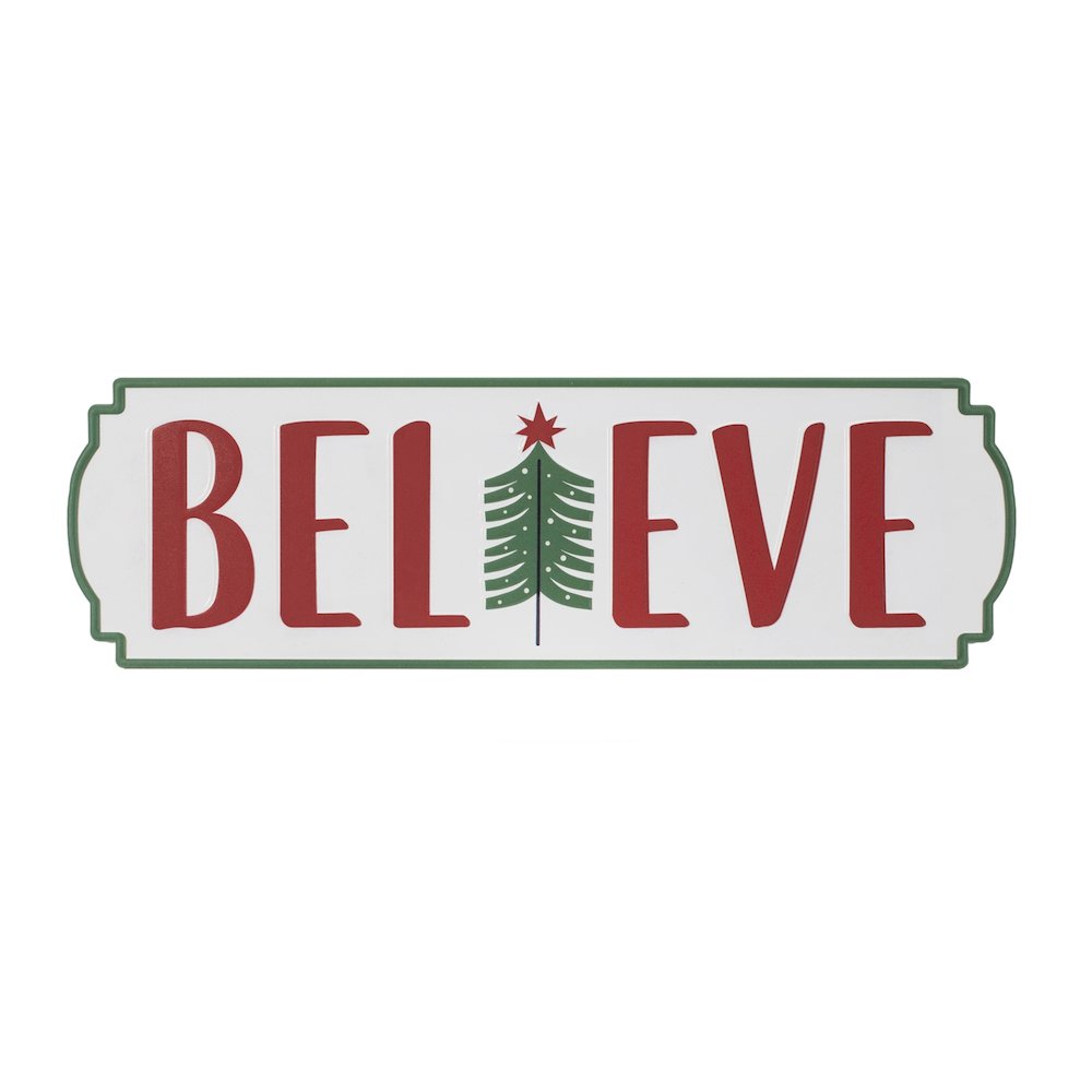 Metal Holiday Sentiment Plaque (Set of 3). Picture 3