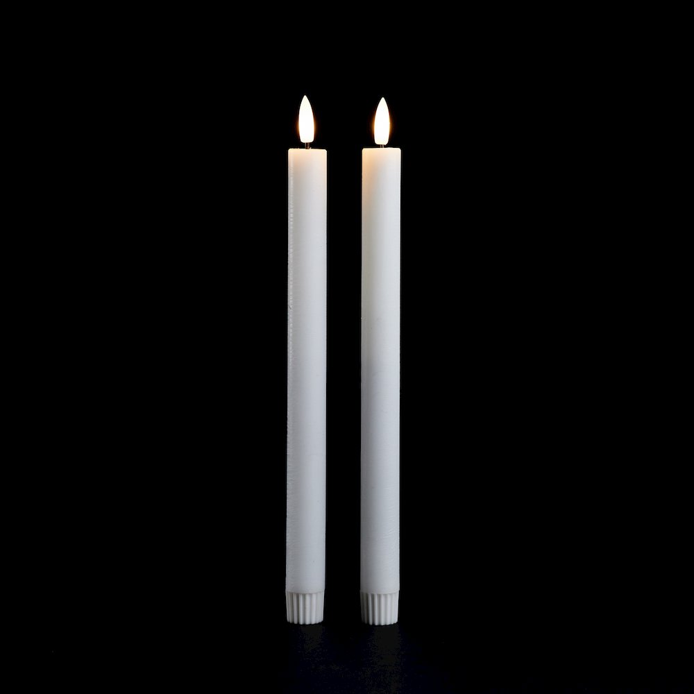 FIA Wick White Taper Candle (Set of 2). Picture 8