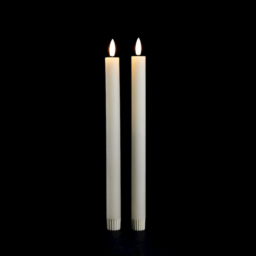 FIA Wick Ivory Taper Candle (Set of 2). Picture 2