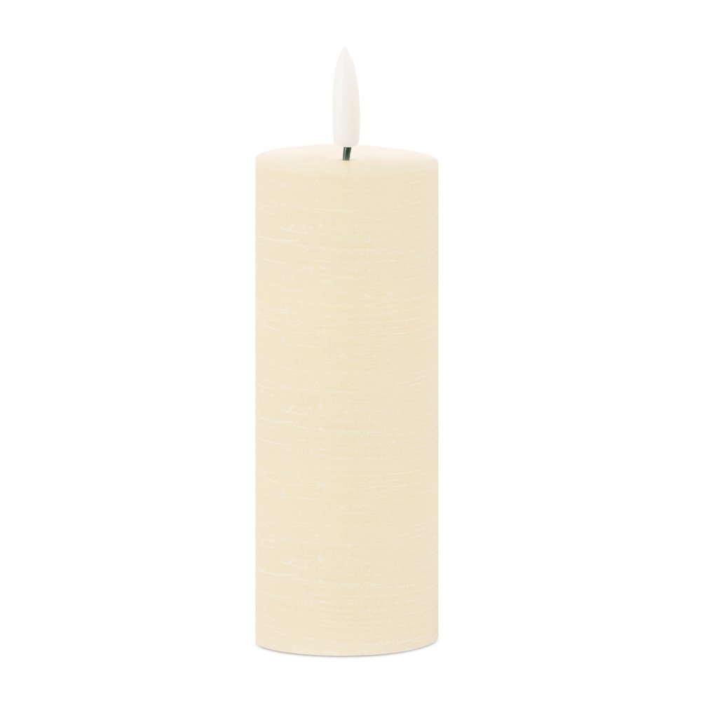 FIA Wick Ivory Pillar Candle (Set of 4). Picture 1