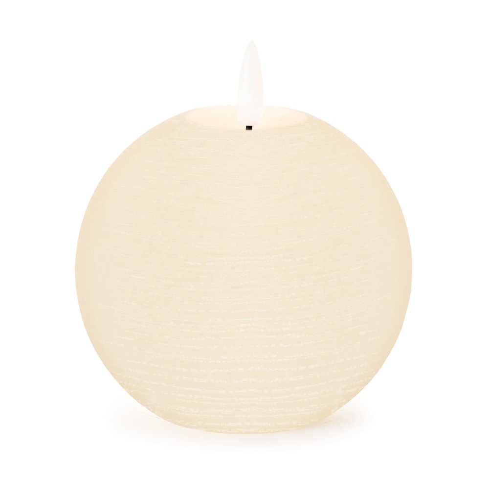 FIA Wick Ivory Round Candle (Set of 2). Picture 1