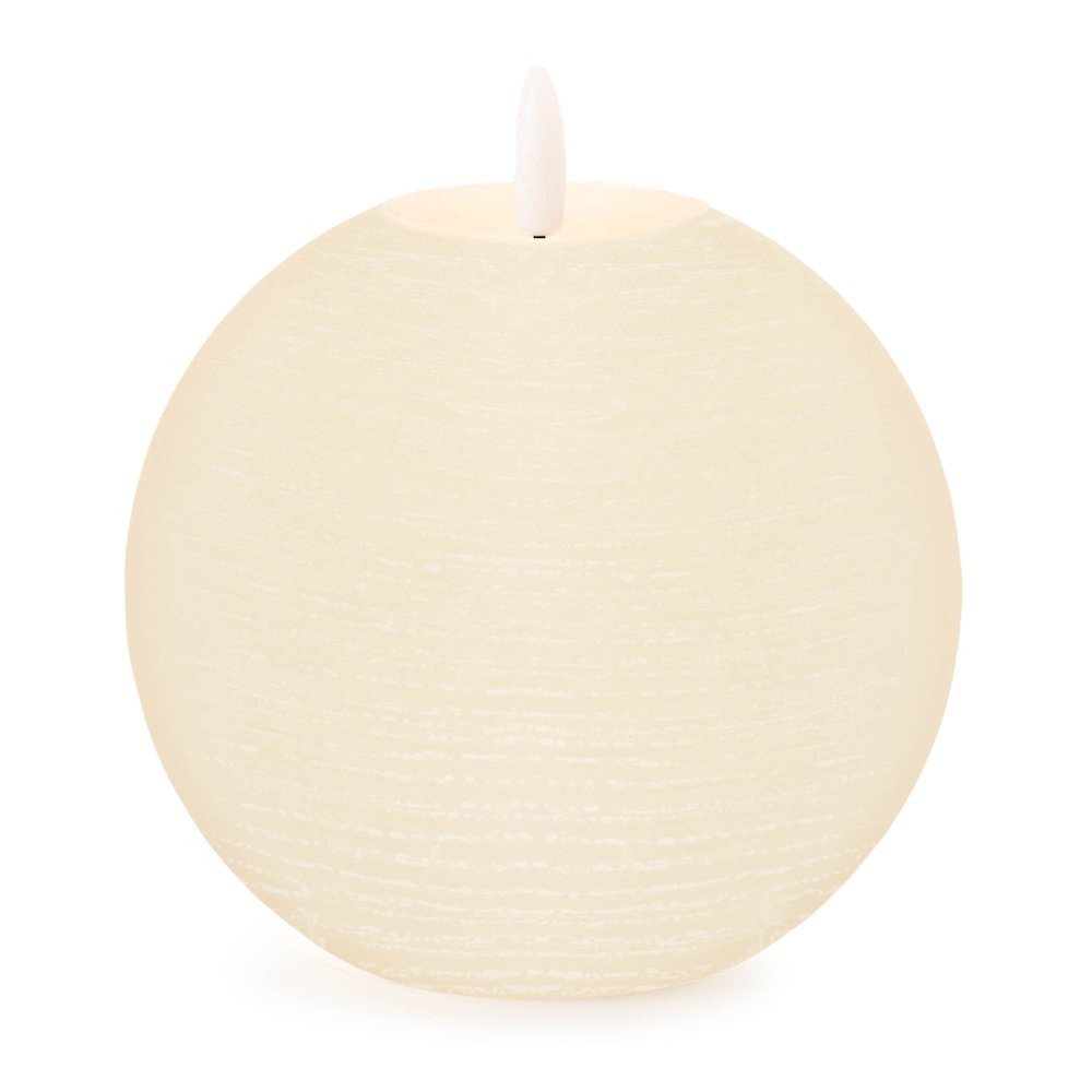 FIA Wick Ivory Round Candle (Set of 2). Picture 1