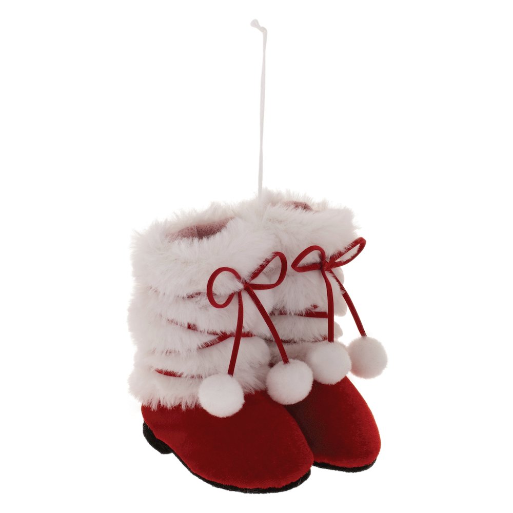 Festive Snow Shoe Ornament (Set of 4). Picture 3