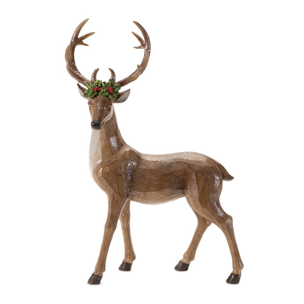 Holiday Deer Figurine (Set of 2). Picture 3