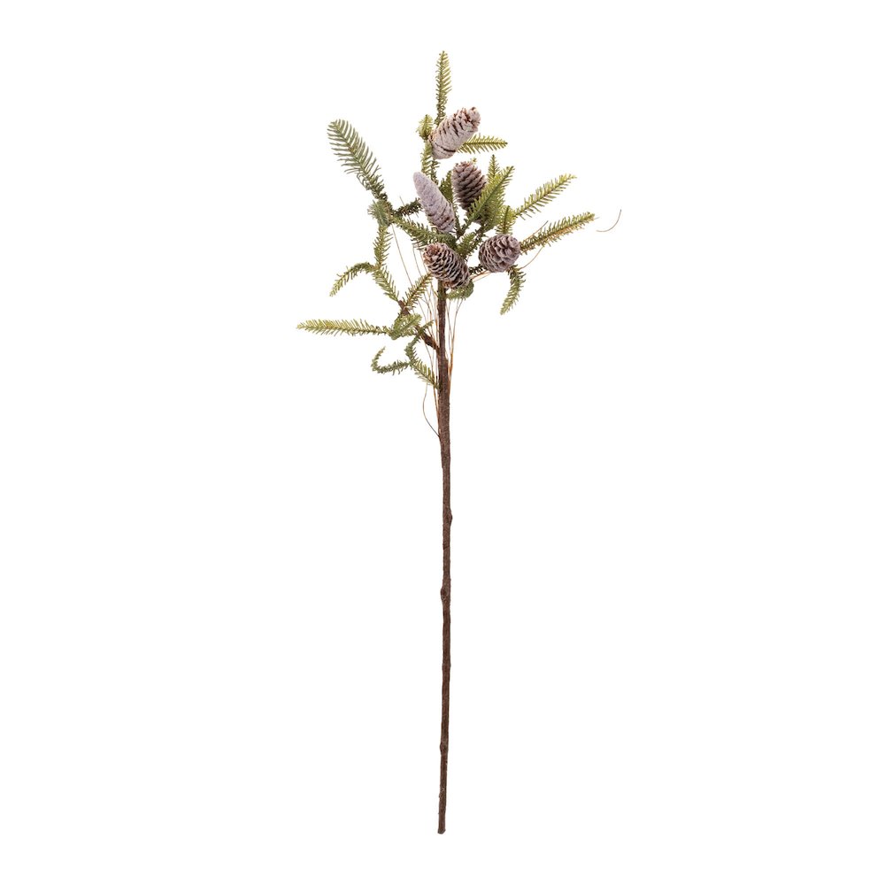 Pine Twig and Pinecone Spray (Set of 6). Picture 2
