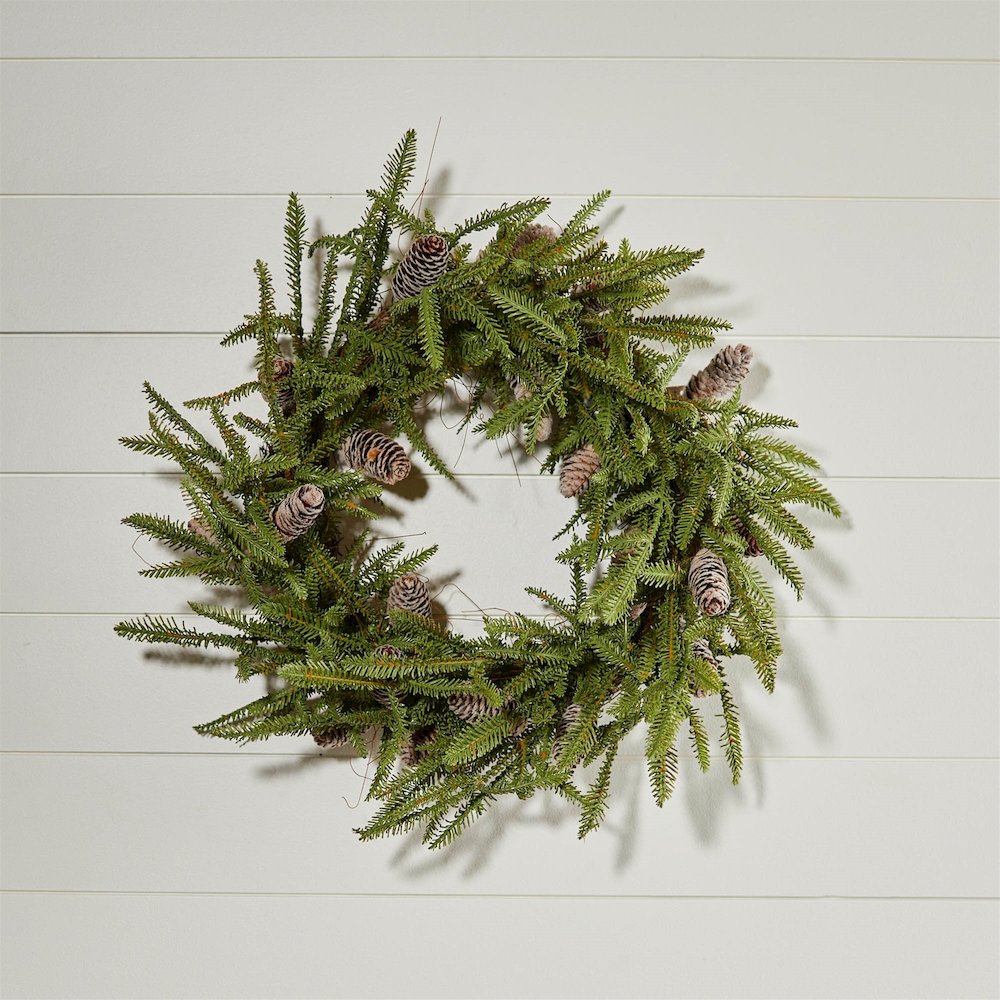 Pine and Pinecone Wreath 24"D. Picture 3