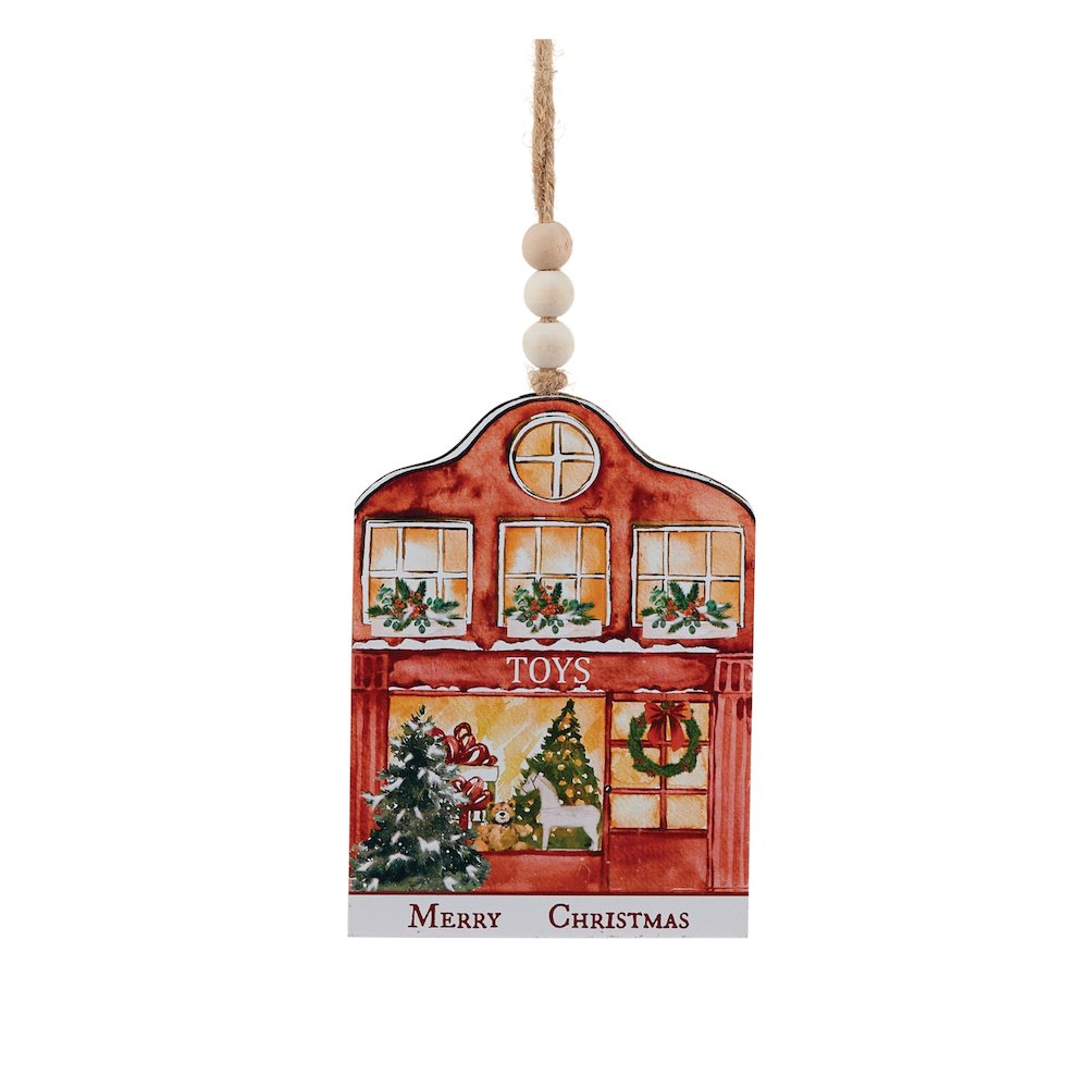 Vintage Shop Ornament (Set of 3). Picture 3