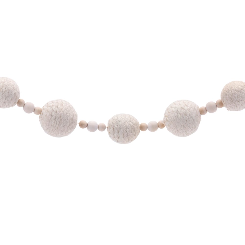 Fabric Ball String Garland (Set of 2). Picture 2
