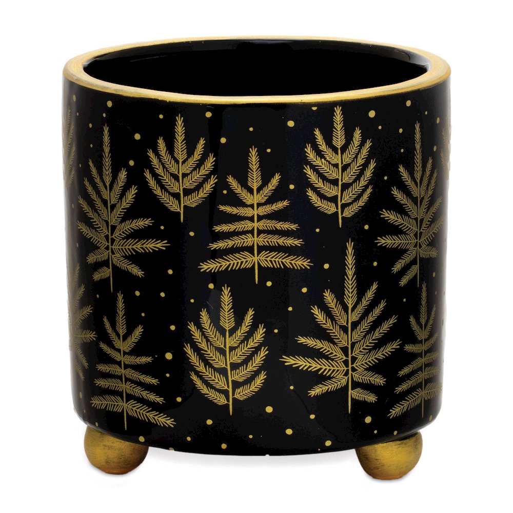 Footed Pine Tree Planter (Set of 2). Picture 2