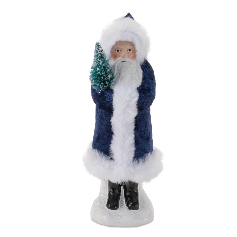 Santa (Set of 2) 8"H. Picture 1