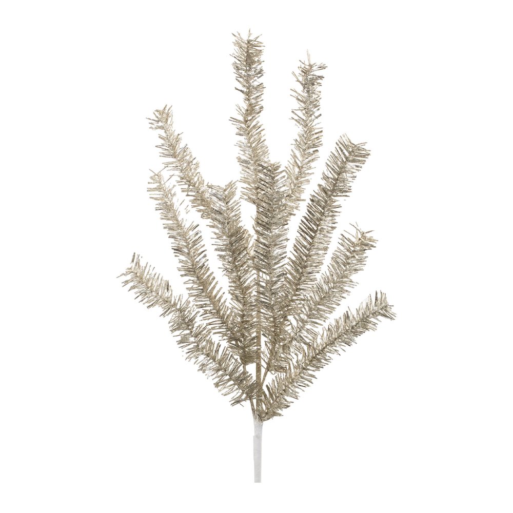 Glittered Pine Spray (Set of 6). Picture 1