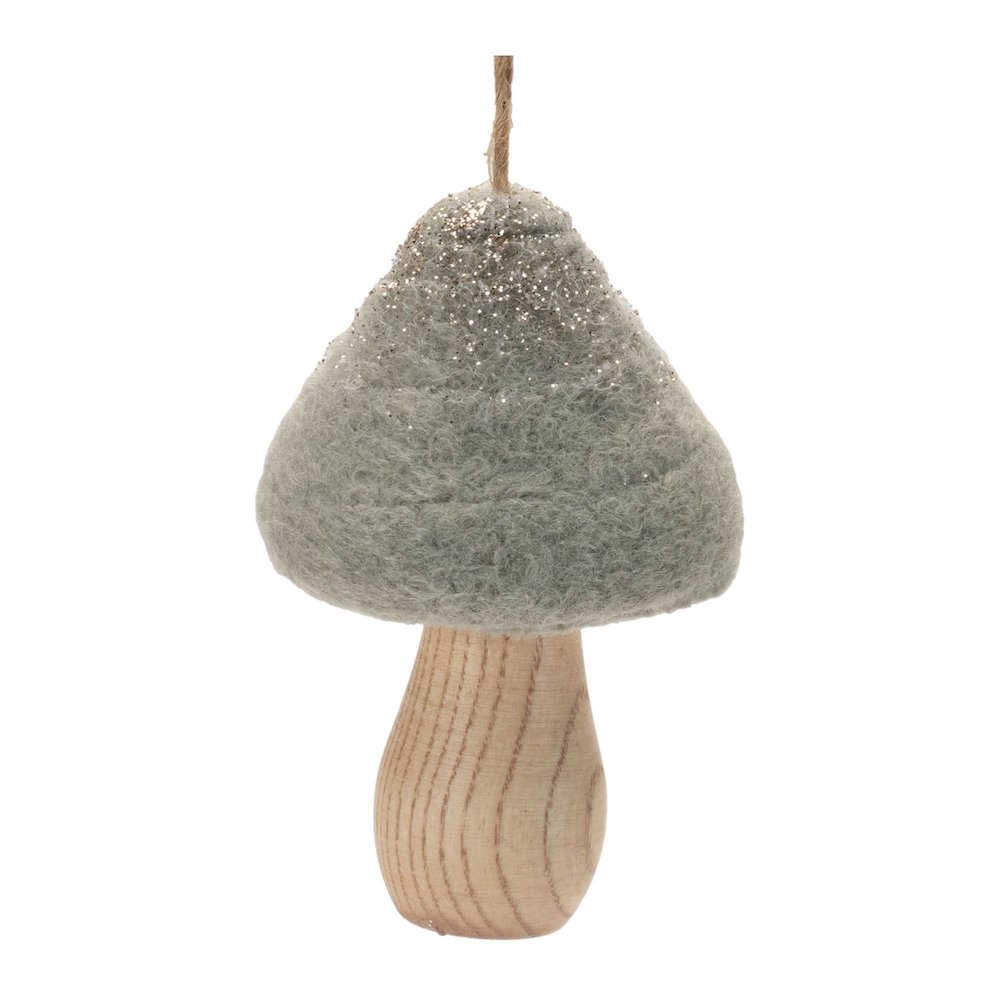 Felt Fabric Mushroom Ornament (Set of 12). Picture 4