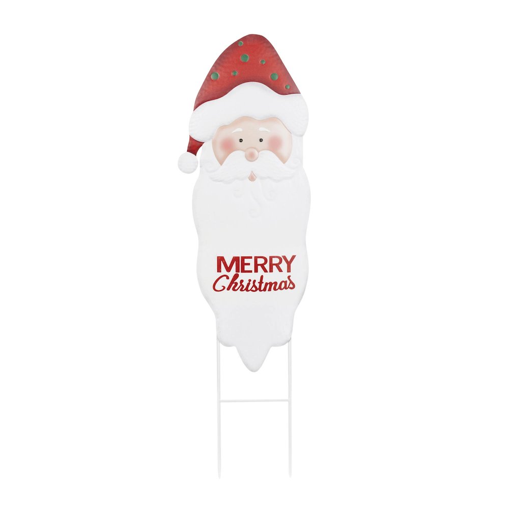 Merry Christmas Santa Stake 44"H. Picture 1