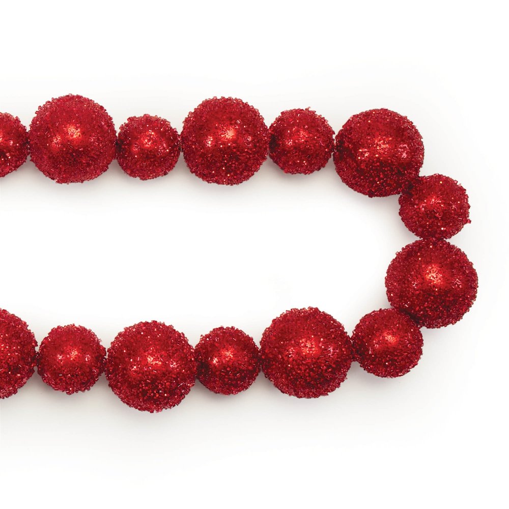 Beaded Ball Ornament String Garland (Set of 2). Picture 2