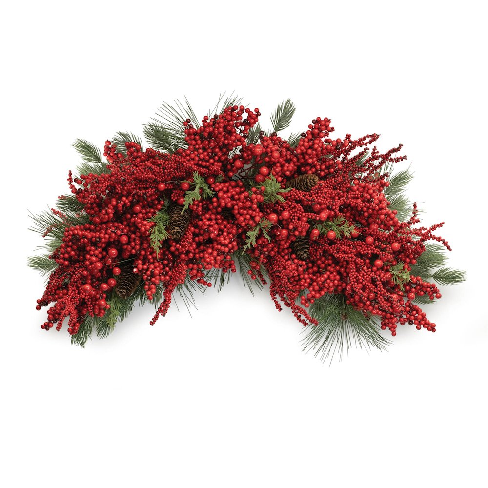 Mixed Pine and Berry Cresti 31"L. Picture 1