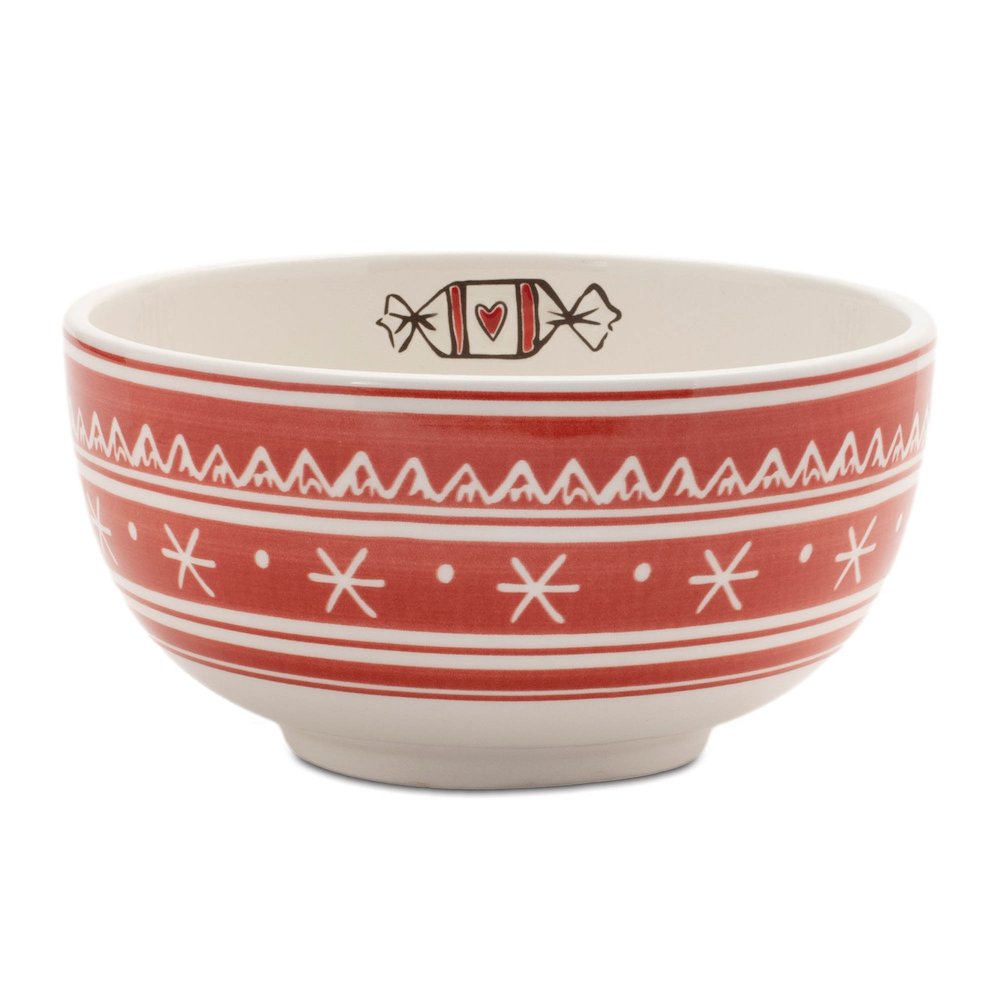 Ceramic Santa Candy Bowl (Set of 4). Picture 2