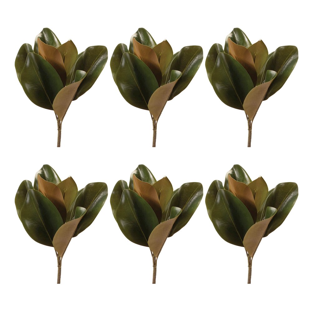 Magnolia Leaf Spray (Set of 6). Picture 3