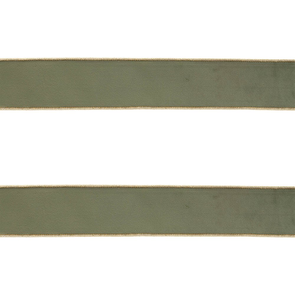 Green Wired Ribbon (Set of 2). Picture 3