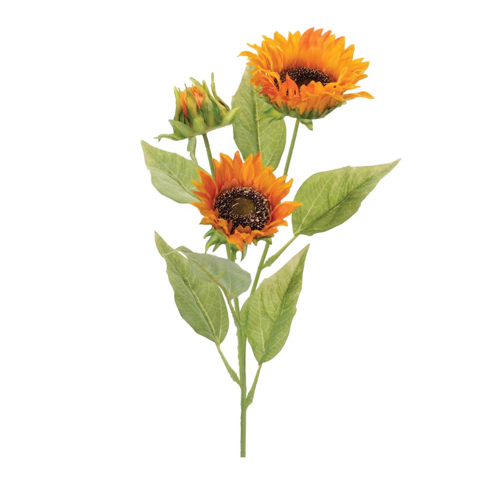 Fall Sunflower Spray (Set of 6). Picture 1