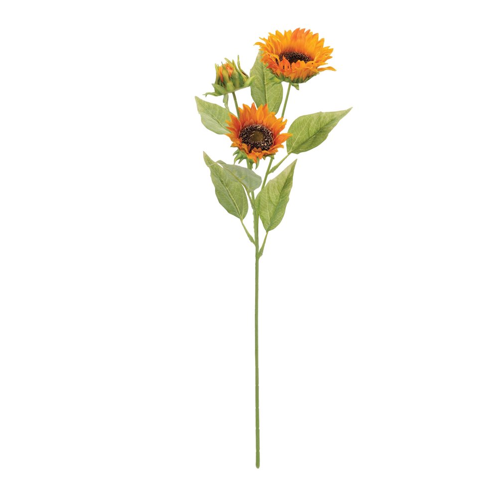 Fall Sunflower Spray (Set of 6). Picture 2
