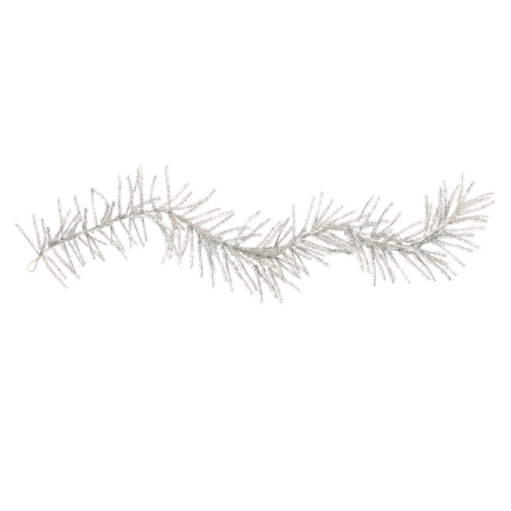 Tinsel Pine Garland 5'L. Picture 1